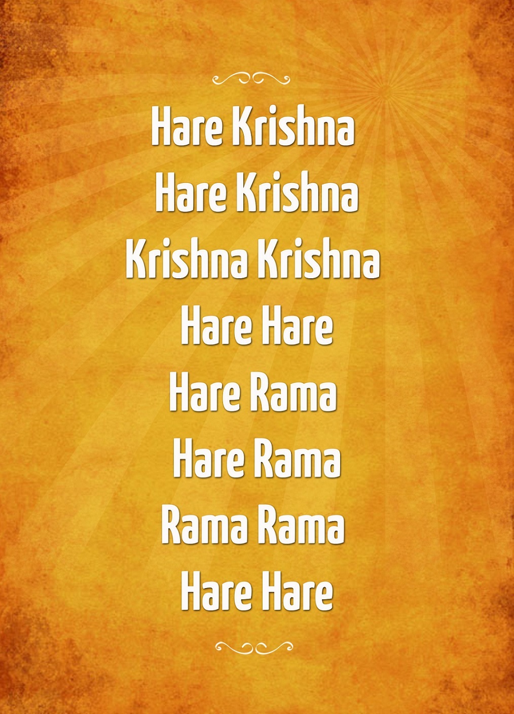 Chant the Hare Krishna Mantra